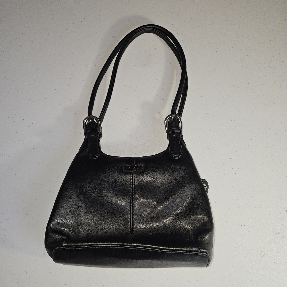 Kounty Black Leather Shoulder Bag - Picture 11 of 16